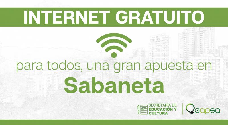 Internet Gratuito para todos, una gran apuesta en Sabaneta