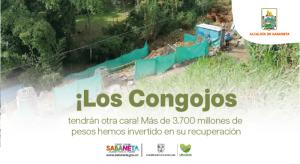 ¡Los Congojos tendrán otra cara! Más de 3.700 millones de pesos hemos invertido en su recuperación