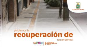 ¡Iniciamos la recuperación de los andenes!