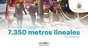 Iniciamos la recuperación de 7.350 metros lineales de andenes