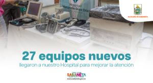27 equipos nuevos llegaron a nuestro Hospital para mejorar la atención