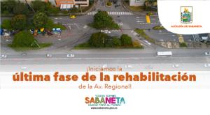 ¡Iniciamos la última fase de la rehabilitación de la Av. Regional!