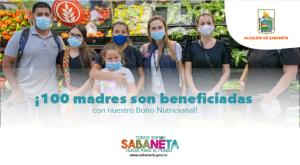 ¡100 madres son beneficiadas con nuestro Bono Nutricional!