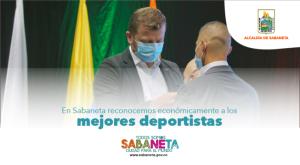 ¡En Sabaneta reconocemos económicamente a los mejores deportistas!