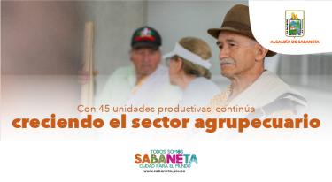 Con 45 unidades productivas, continúa creciendo el sector agrupecuario