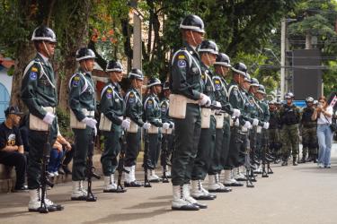 Con un evento conmemorativo, Sabaneta honró a los héroes del Ejército Nacional