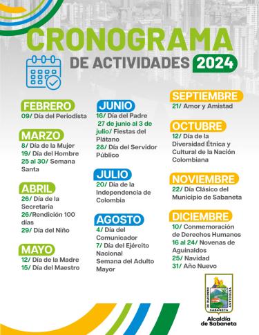 Cronograma de actividades