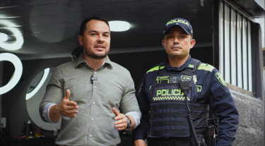 Desde las calles y junto a la Fuerza Pública , el alcalde de Sabaneta le envía contundente mensaje a los delincuentes tras Hurto en la Vereda María Auxiliadora