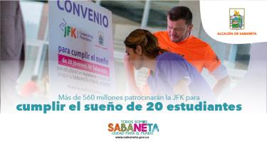 Más de 560 millones patrocinará la JFK para cumplir el sueño de 20 estudiantes