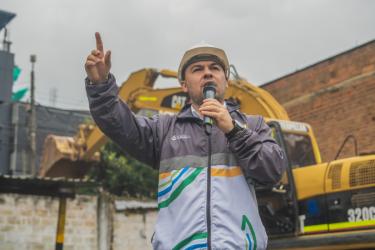 Sabaneta avanza en la construcción de su gran Plazoleta Central Inteligente.