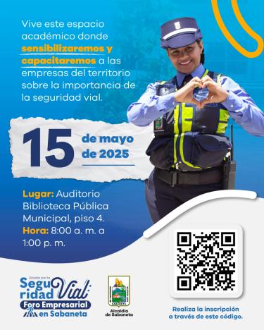 Sabaneta será el epicentro de Seguridad Vial 2025 en un entorno empresarial.