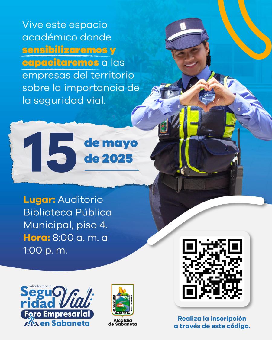 Sabaneta será el epicentro de Seguridad Vial 2025 en un entorno empresarial.