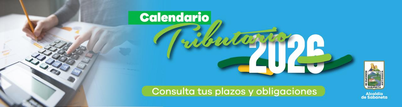 CALENDARIO TRIBUTARIO VIGENCIA FISCAL 2026 - foto 1